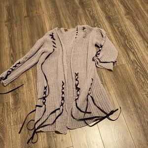 POL beautiful long sweater please readdescription